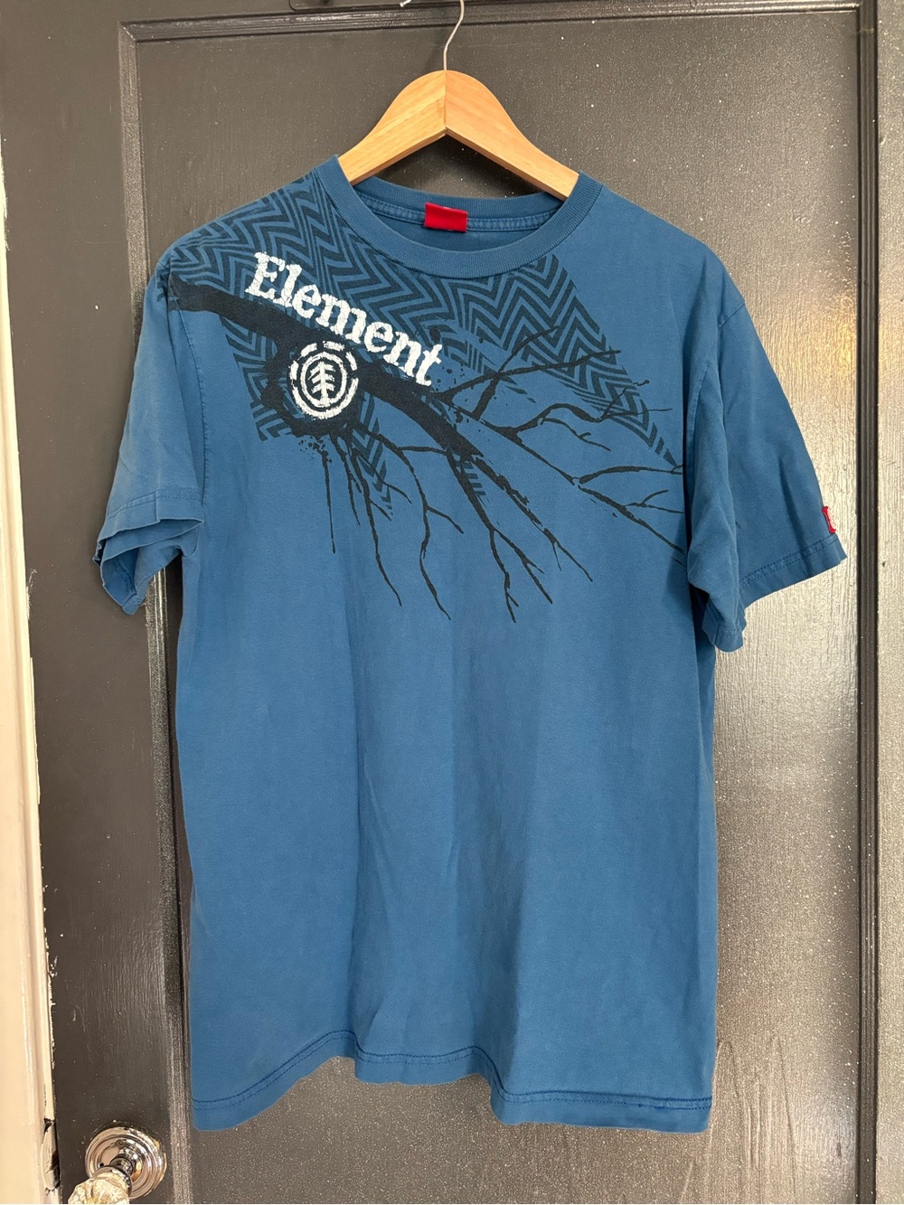 Element Men’s Teal Blue Graphic Short Sleeve Tee